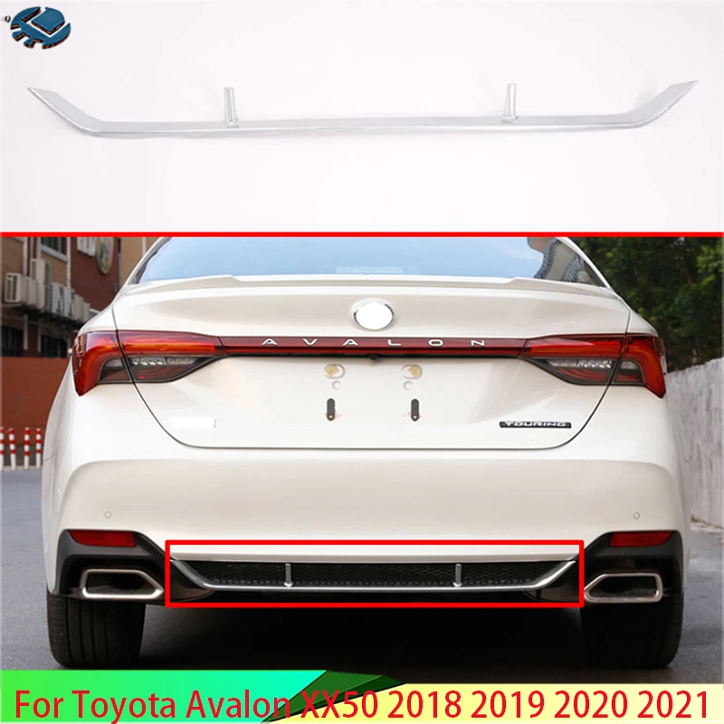 Для Toyota Avalon XX50 2018 2019 2020 2021 ABS хромированный задний бампер Противоскользящий