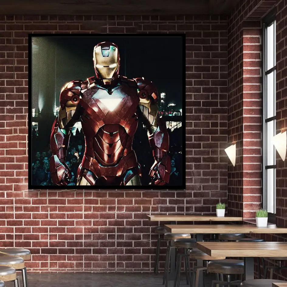 Супергерои Marvel Dc Movie постеры и принты Железный человек Человек-паук настенная живопись на холсте Супермен Дэдпул декоративные картины