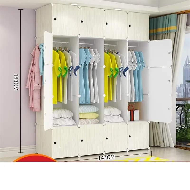 Mobilya мебель гардеробная Penderie Rangement Armoire/рада предложить покупателям кровать Mueble де Dormitorio Спальня мебель Guarda Roupa шкаф - Цвет: MODEL U