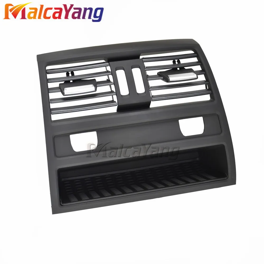 LHD Air vent for f10 BMW 5 series front center left right rear console air conditioning outlet inlet grille cover high quality - Название цвета: Rear with hole
