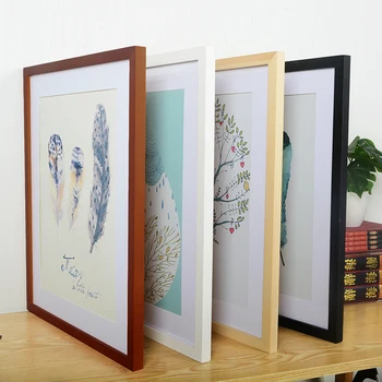 

New Fashion 4 Color Wood Picture Frame Poster Picture Frame A2 A3 A4 Size Wall Canvas Painting By Numbers Frame Home Decor