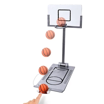 

Indoor Play Portable Funny Mini Basketball Rack Children Adult Foldable Palm Basketball Set