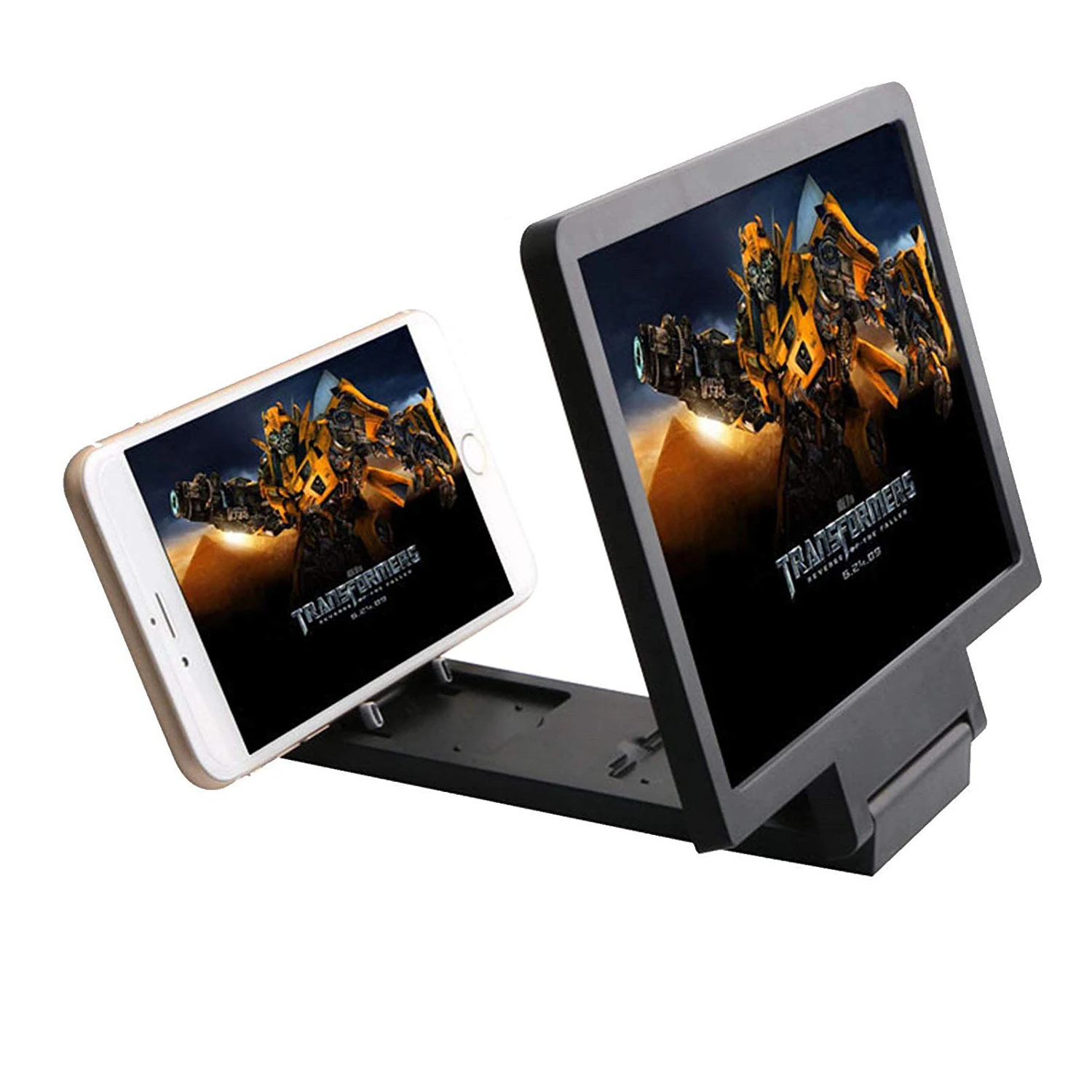 Phone Screen Magnifier Cellphone Projector Enlarged Amplifier Mobile Bracket Desktop Holder 3D HD Movie Video Stand For Phone