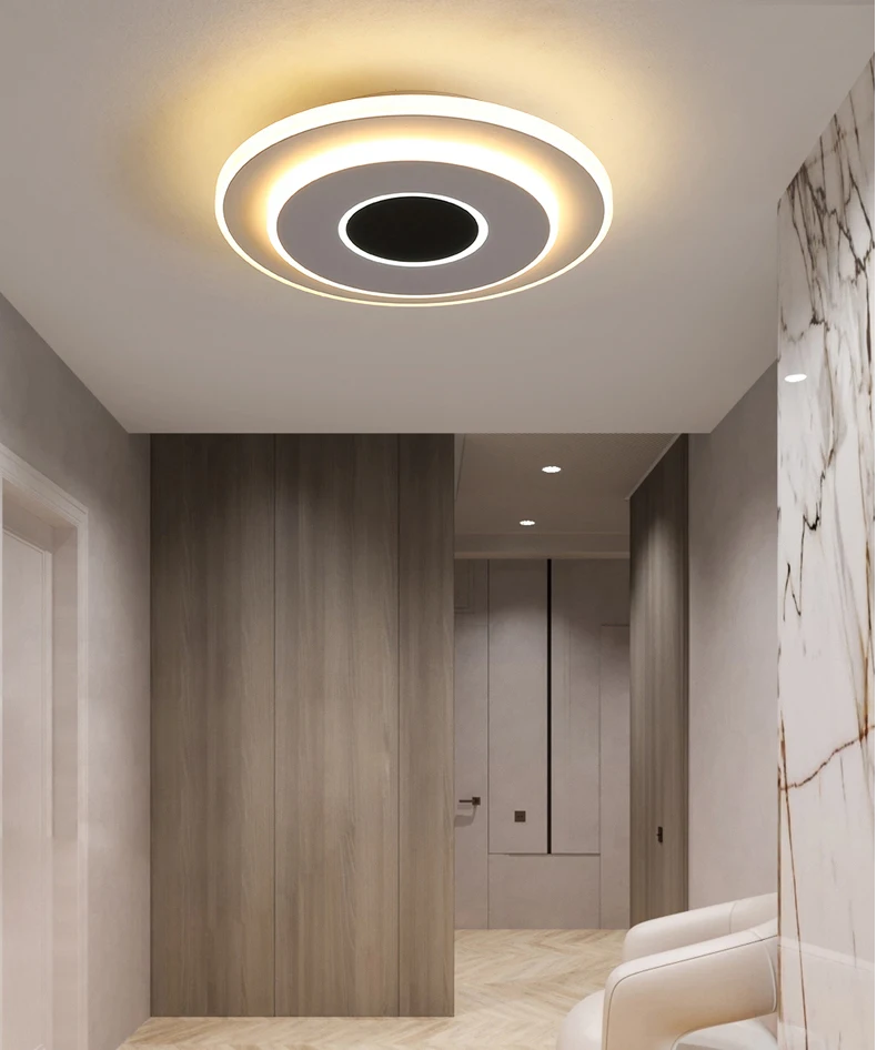 Modern Led Ceiling Lamp Luster Black and White Led Ceiling Lamp for livingroom Lights Hallway Balcony Lights Fixtures