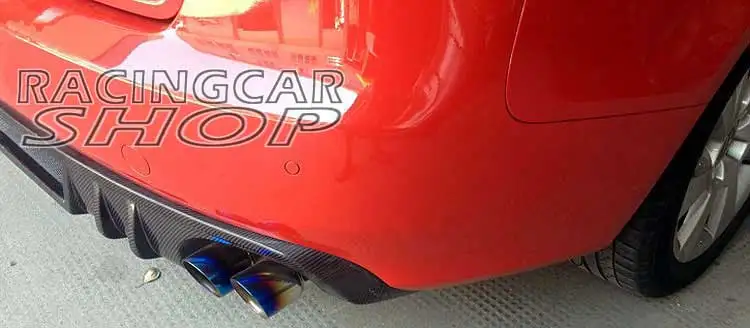 Реальный углеродного волокна DTM задний диффузор Подходит для Audi A5 4 Двери Седан не шлицевое соединение бампера 2012- A031