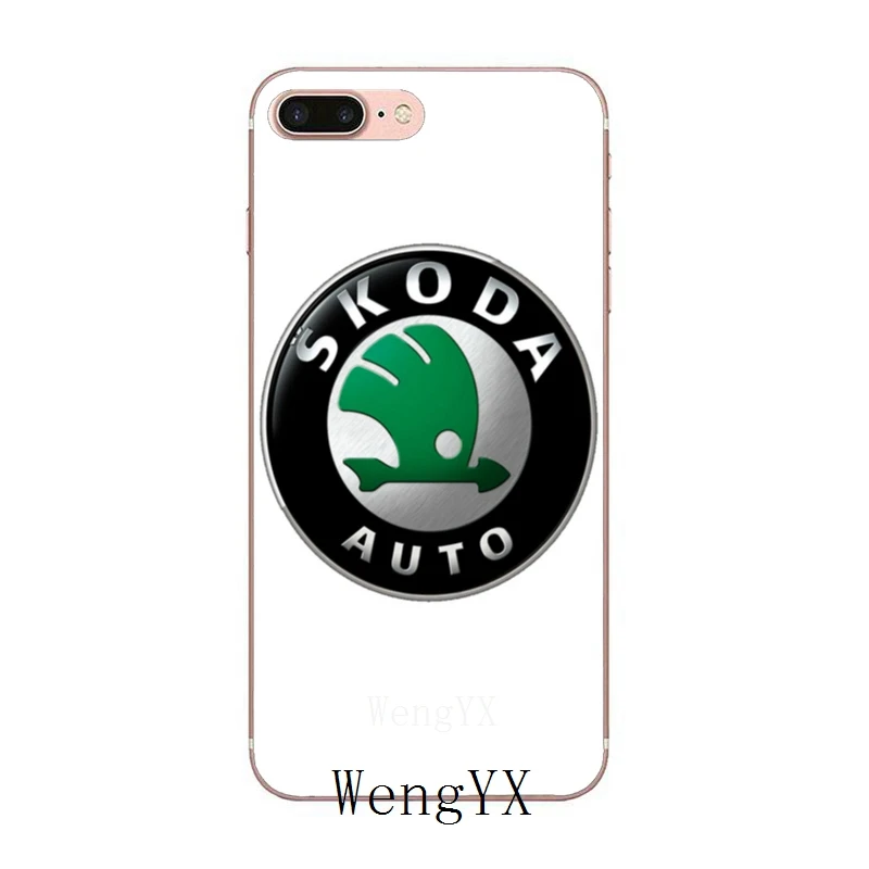 Чехол для samsung Galaxy J8 J7 J5 Prime pro J3 A7 A5 A3 Skoda OCTAVIA III автомобильные брелки с логотипом Мягкая обложка чехол - Цвет: Skoda-A-04