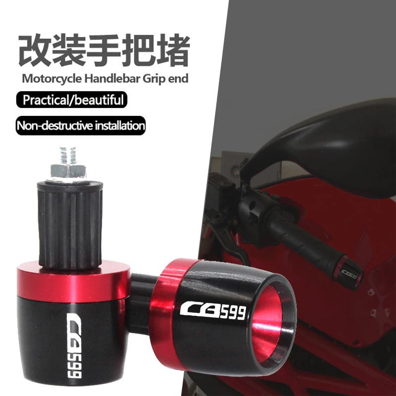 Motorcycle 7/8" 22MM Handlebar Hand Grips Handle Bar End Cap For HONDA CB599 CB 599 HORNET 1998-2006 1999 2000 2001 2002 2003 |