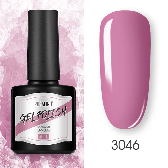 ROSALIND 8ml Gel Nail Polish Shiny Matte Effect Gel Polish For Manicure Nail Art Design Semi Permanent Painting Varnishes Gel RS17-3046