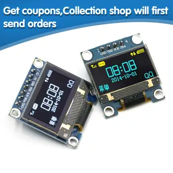 

0.96 inch oled IIC Serial White OLED Display Module 128X64 I2C SSD1306 12864 LCD Screen Board GND VDD SCK SDA for Arduino