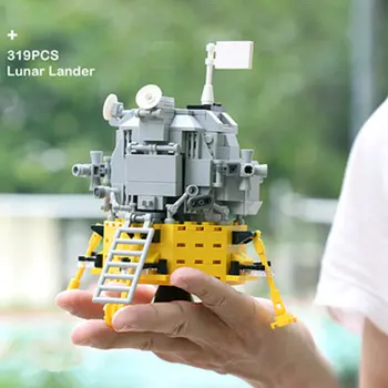 

Technic Ideas Series Apollo Lunar Lander Module Space Station Model Building Blocks MOC Accessories Kits Bricks Toys Kids Gifts