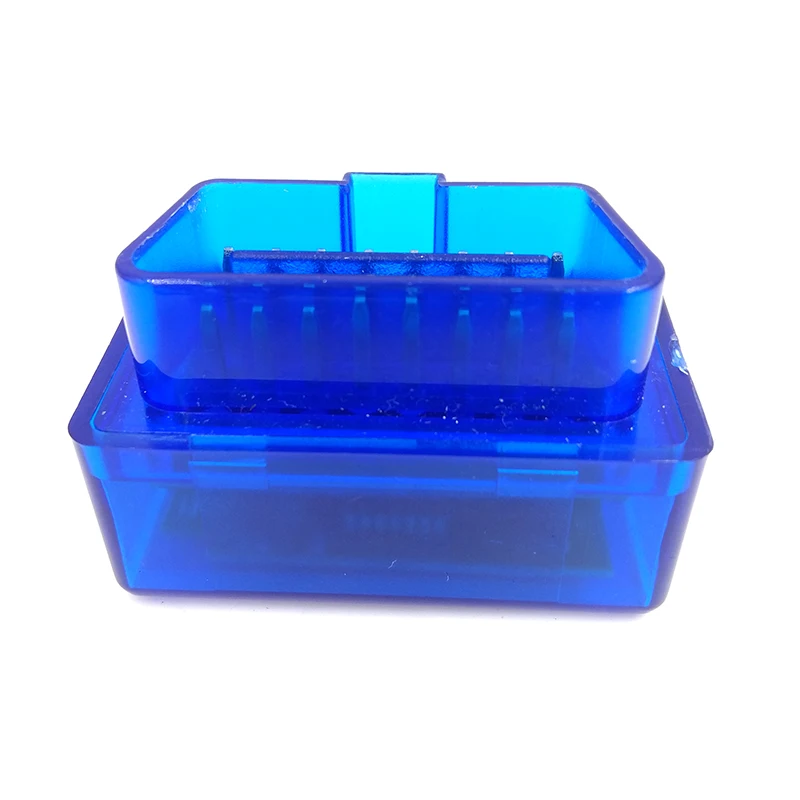 Диагностический прибор сканер кода V2.1 синего цвета Супер Мини ELM327 ELM 327 Bluetooth OBD OBD2