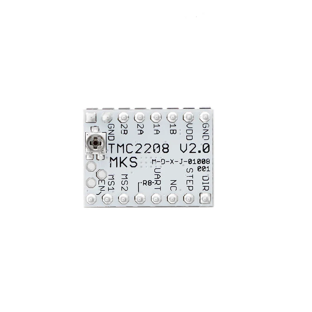 Запчасти для 3D-принтера Stepstick TMC2208 Драйвер шагового двигателя супер тихий с новыми радиаторами Замена Ramps 1,4 1,5 1,6 Reprap плата