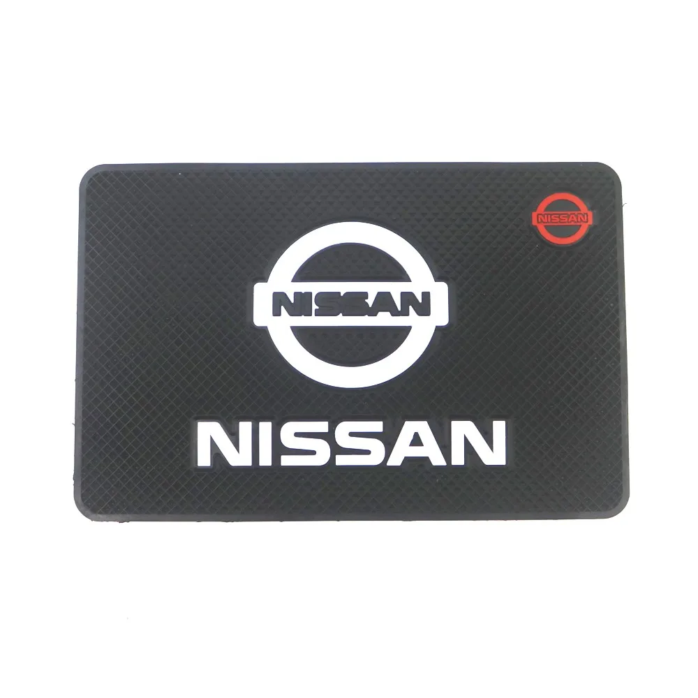 

Car Logo Anti Slip Mat Phone Holder Non-Slip Mat non slip Pad For Nissan Nismo Tiida Teana Skyline Juke X-Trail Almera