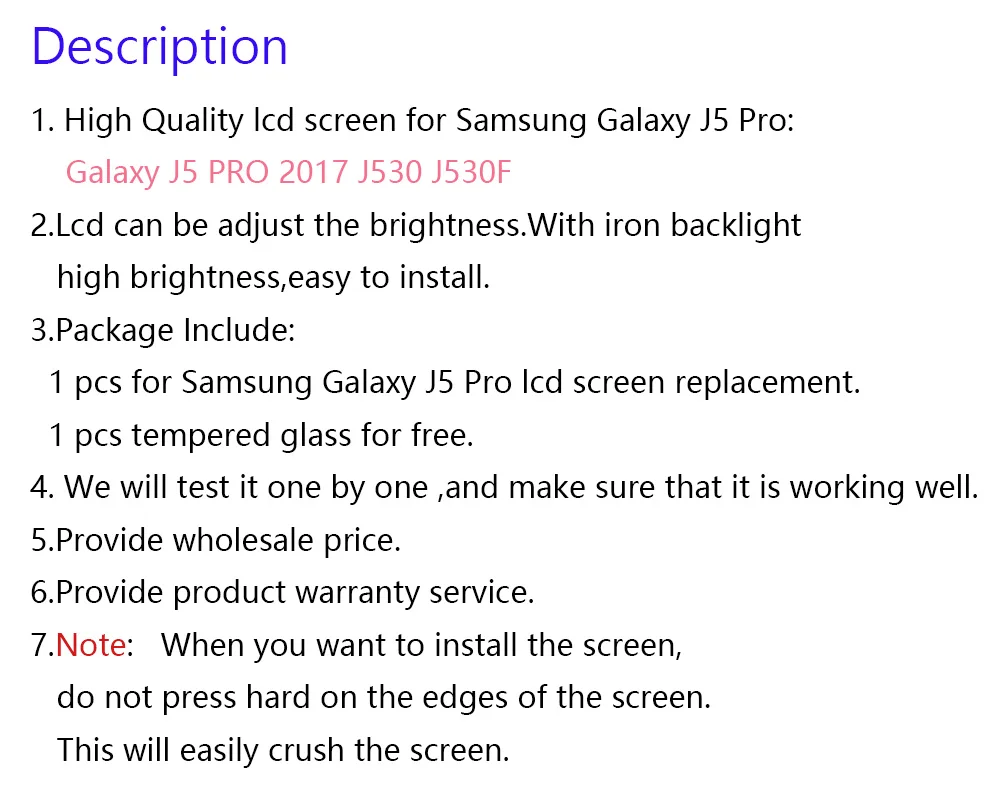 5,2 ''ЖК-дисплей для Samsung Galaxy J5 PRO J530 J530F ЖК-сенсорный экран дигитайзер