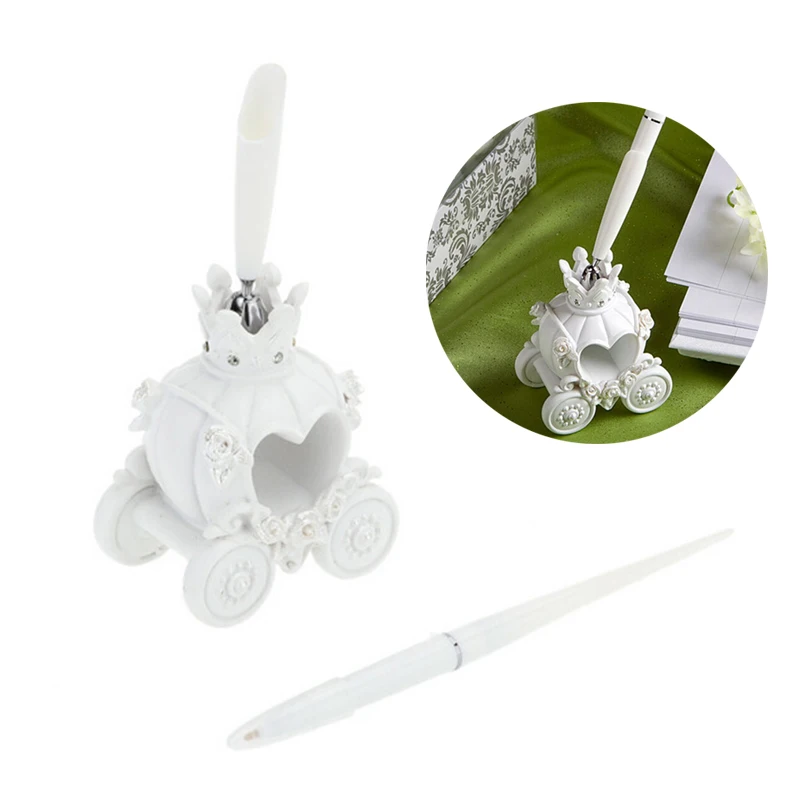 

Wedding Pumpkin Carriage Sign in Pen Fashionable Wedding Couple Signing Supplies Decoration 2019ing