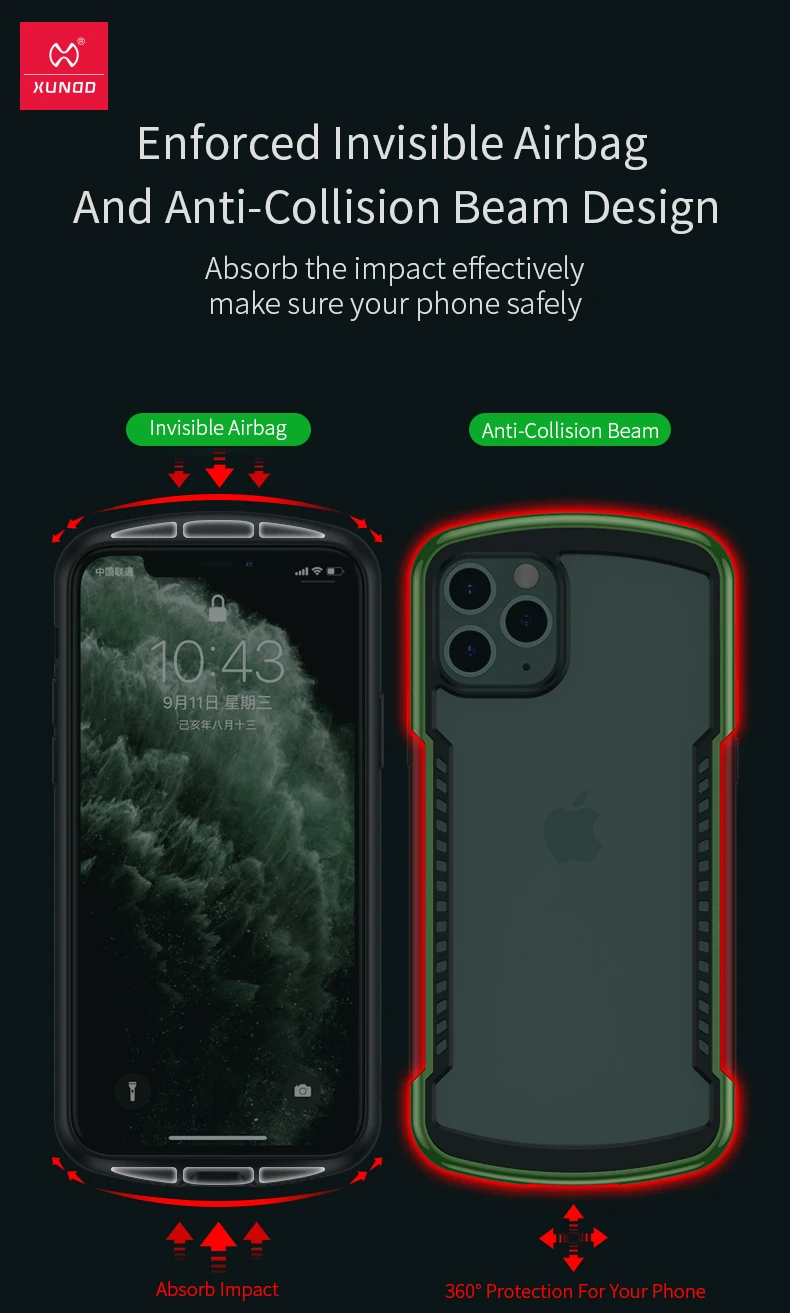 Для iPhone 11 Pro MAX 6,5 чехол для телефона новейший XUNDD противоударные подушки безопасности бронированный игровой чехол для iP11 6,1 iP11 Pro 5,8 чехол Capa