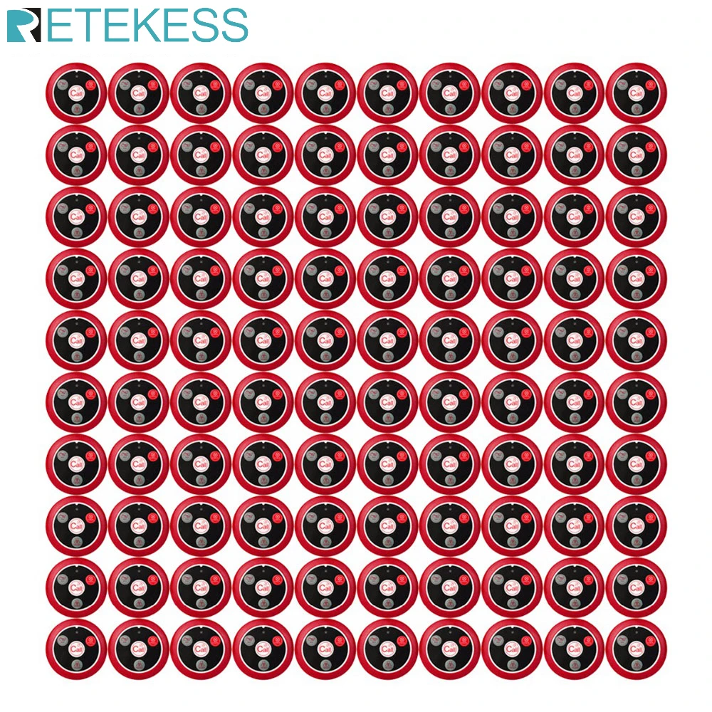 Система вызова официанта Retekess T117 100 МГц 433 шт.|pager call|wireless pagerwaiter pagers |