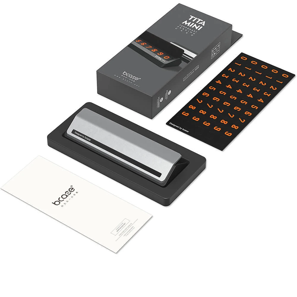 Оригинальный Автомобильный флип чехол Xiaomi mijia Bcase TITA табличка с номером телефона