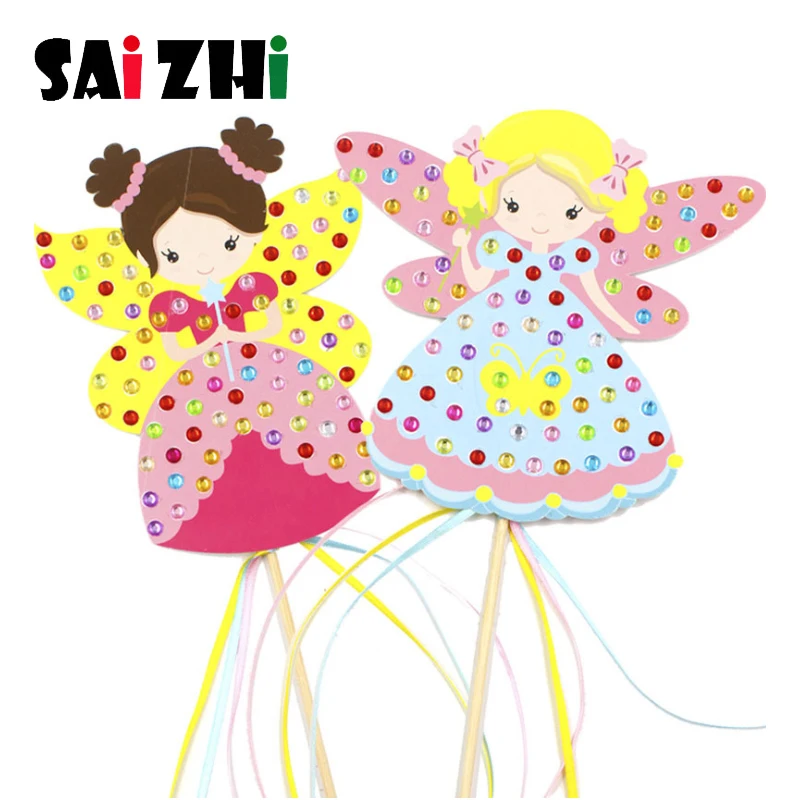 Saizhi ремесленные игрушки для детей креативные красочные Волшебные алмазные волшебные палочки для детского сада Diy наборы для поделок ручной работы шоу реквизит