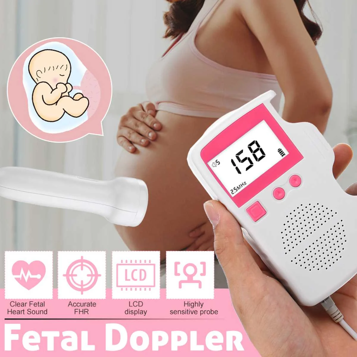 doppler ultrasound baby heartbeat