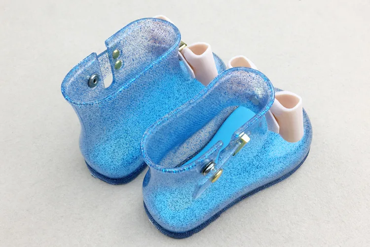 ULKNN/Детская водонепроницаемая обувь; сабо для маленьких девочек; детская резиновая нескользящая водонепроницаемая обувь для маленьких девочек; непромокаемая прозрачная обувь