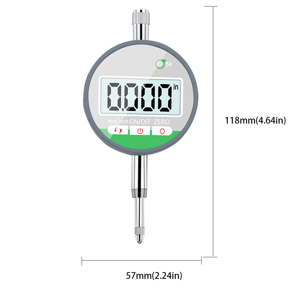 US $31.38 Dial Indicator Gauge Meter IP54 Digital Dial Indicator Probe 0127mm High Precision Measuring Gauging Tool 0001mm Indicators