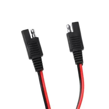 

SAE Connector Male to Female Plug Extension Cable Adapter Cord Quick Disconnect Release Wire Harness with Solar Battery
