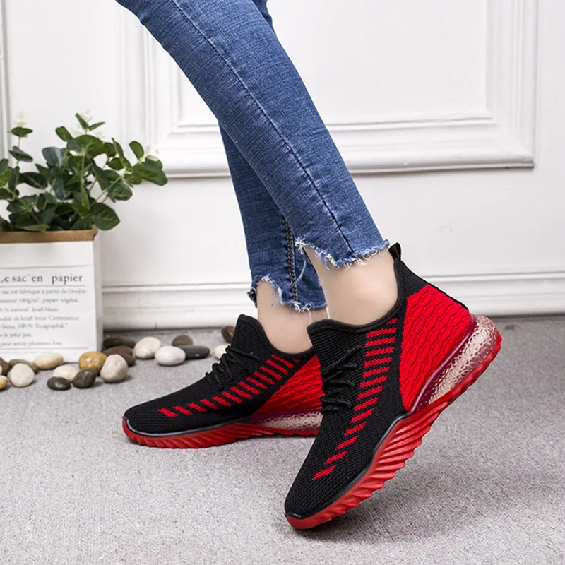 

Shoe Women's 2019 New Style Autumn Summer Casual Sports Network Red Versatile Running Mesh Breathable Colorful Shoes Fashion