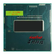 Procesador Intel Core i7 i7-4712MQ 4712MQ SR1PS, 2,3 GHz, cuatro núcleos, ocho hilos, 6M, 37W, enchufe G3 / rPGA946B