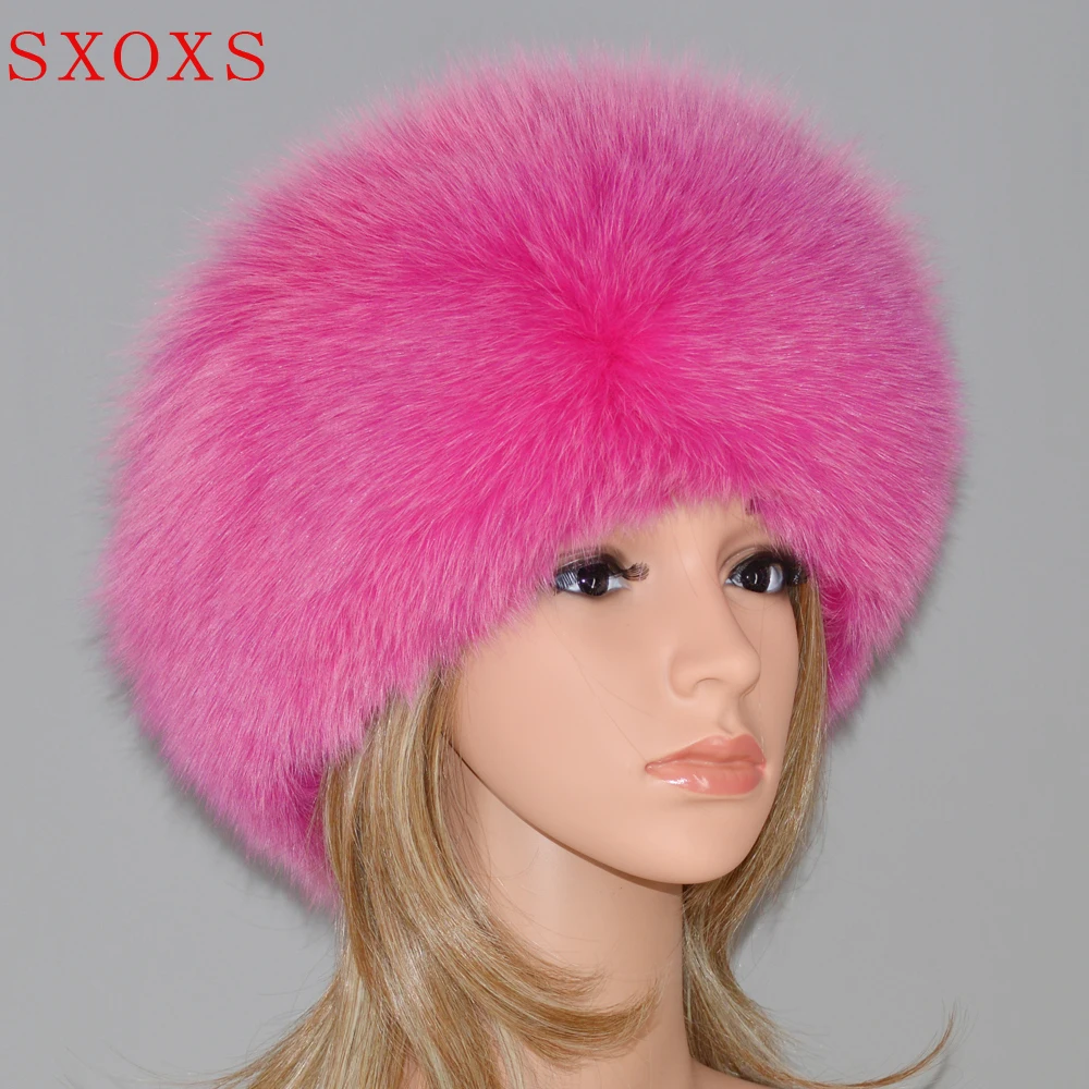 

Best Selling Ladies Fox Cap Casual Luxury High Quality Female Fox Hat Russian Winter Hat hair accessories
