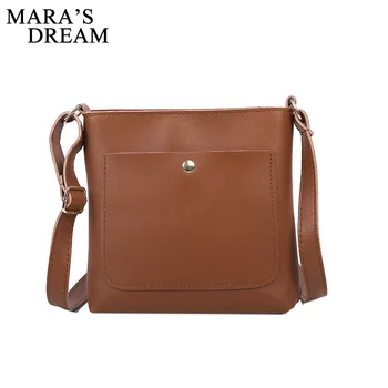 

Mara's Dream 2020 New Solid Color Bag Fashion Shoulder Bag Female Wild Small Square Bag