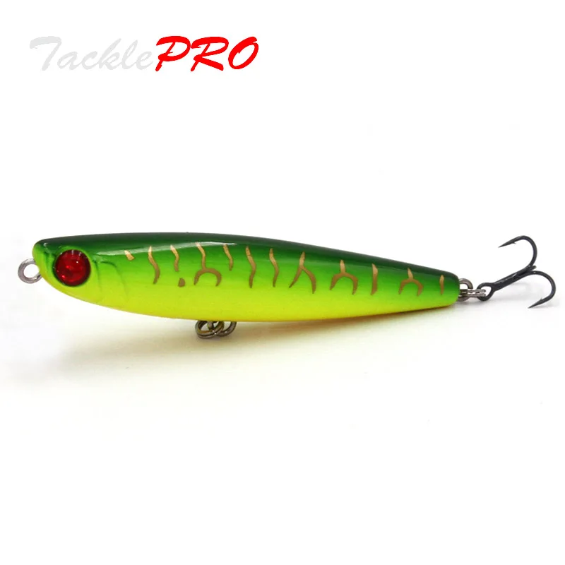 TacklePRO PE05 карандаш приманка stickbait 7,5 см 7,8 г Mustad тройные Крючки плавающая приманка ассорти цветов кренкбейт рыболовная приманка поставщиков