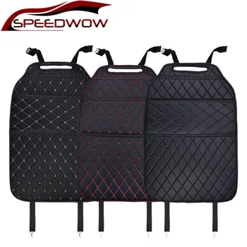 

SPEEDWOW Auto Car Seat Back Storage Bag Universal Leather Durable Seat Organizer Hanging Bag Car Interior Accessories 1 Pc