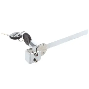 

New Serrated Type Show Case Lock for Sliding Glass Door Window