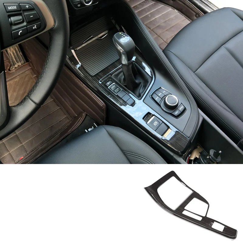 

Lsrtw2017 for Bmw X1 X2 F48 F39 Car Gear Cup Panel Trims Interior Accessories Mouldings Chrome 2016 2017 2018 2019 2020