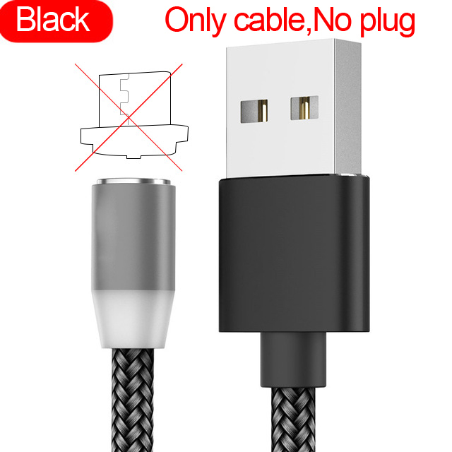 Magnetic Charging Cable 3M Micro USB Cable For Samsung Android Mobile Phone Type-C Charging For iPhone Micro USB Cable