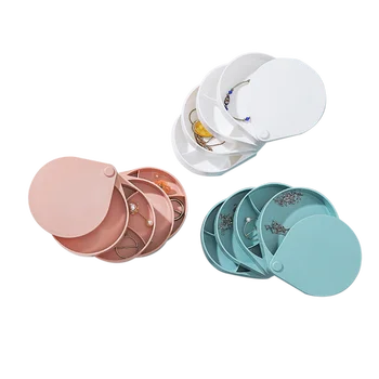 

4-Layer Jewelry Box 360° Rotation Jewelry Organizer Holder Accessory Storage Case For Rings Earrings Necklaces Bracelets