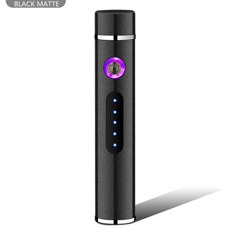 ECI2139BK3 USB Зажигалка двойная дуга для сигарет курить электронный перезаряжаемый подарок для друзей - Цвет: ECI2139BK3