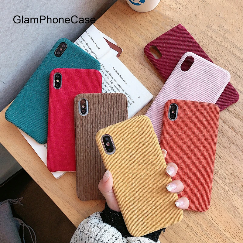 

GlamPhoneCase Simple Solid Color Phone Case For iPhone11Pro/Max X XS Max XR Soft Silicone Cover For iPhone11 7 8 6 6s Plus Case