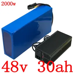 1000W 1500W 2000W 48V литий-ионный аккумулятор 48V 30AH аккумулятора электроскутера 48V литиевый аккумулятор для электрического велосипеда с 50A BMS и