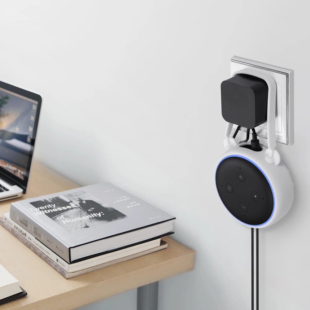 Силиконовый защитный чехол настенный кронштейн для Amazon Echo Dot3 DQ-Drop
