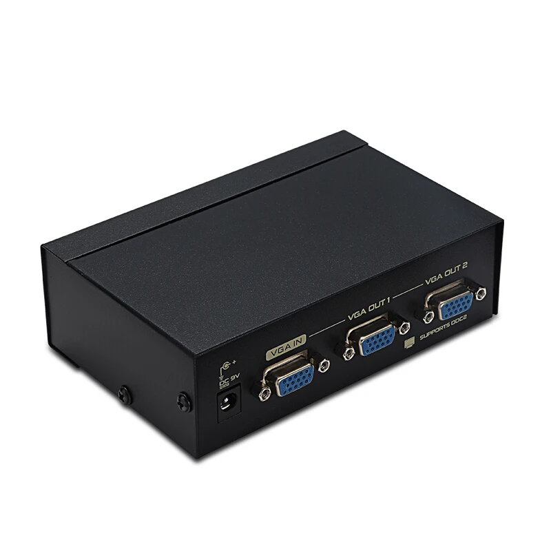 HD VGA splitter 2 port bandwidth Display simultaneously 250MHz computer TV split screen VGA one minute 1 HD VGA splitter 2 port bandwidth Display simultaneously 250MHz computer TV split screen VGA one minute 5