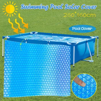 

Rectangle /Round Pool Cover Protector 4/5/6/10ft Foot Above Ground Blue Protection Swimming Pool for Garden Outdoor Paddling