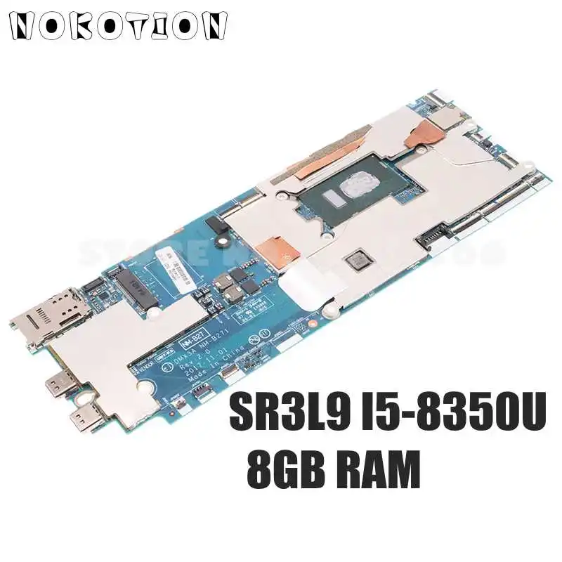 NOKOTION For Lenovo ThinkPad X1 Tablet Evo Motherboard SR3L9 I5-8350U CPU UHD 620 8G RAM 01AW885 DMX3A NM-B271