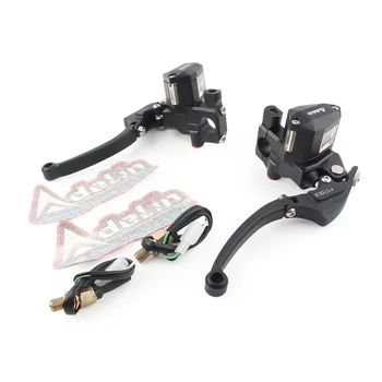 

22cm 7/8 Motorcycle Master Cylinder Levers Hydraulic Brake Pump Clutch Handles Handlebar Lever Reservoir For HONDA Yamaha BMW