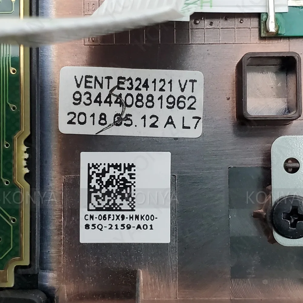 Верхний чехол для ноутбука Dell Latitude E7480 с тачпадом 6FJX9 RJ5Y3 M3CF5 3C4KP