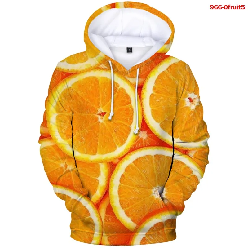 

Fruit Hoodies Fashion Small Fresh 90s Women Men Vegan Kawaii Cartoon Harajuku Cute Sweatshirts 3d Female Ullzang Graphic Hoody