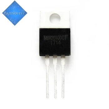 

10pcs/lot MBR20100CT MBR20100CTP MBR20100 20100 TO-220 20A 100V Schottky Rectifier Diode In Stock