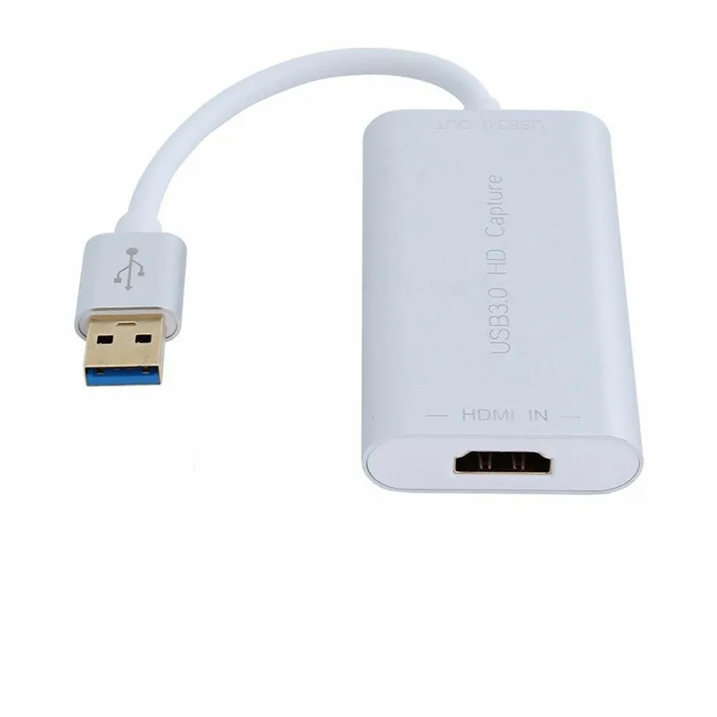 HDMI к USB 3,0 адаптер для карты видеозахвата 1080P HD рекордер коробка для Mac Windows кабель адаптера 40DEC03