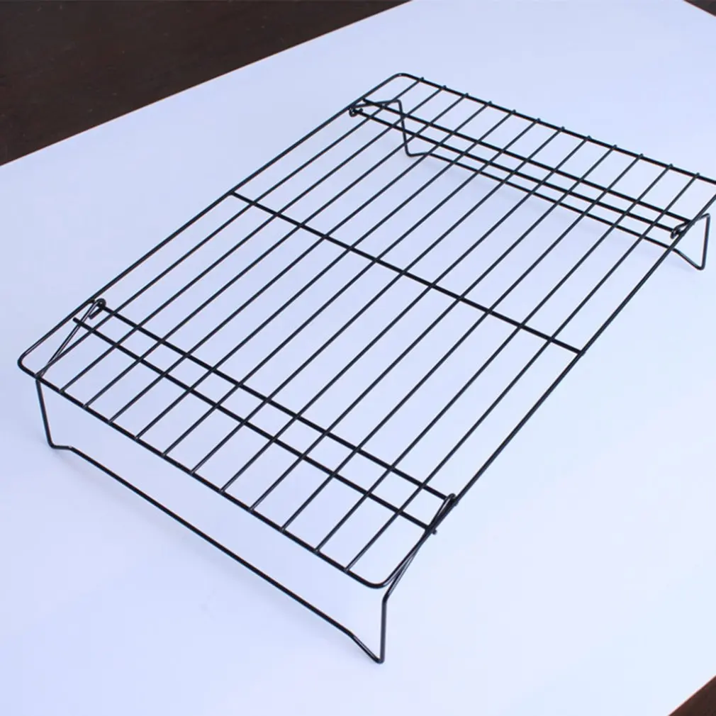 Cake Storage Shelf 3 Layer Folding Carbon Steel Cooling Cake Tool Baking Tools Drying Cake Stand Cooling Rack